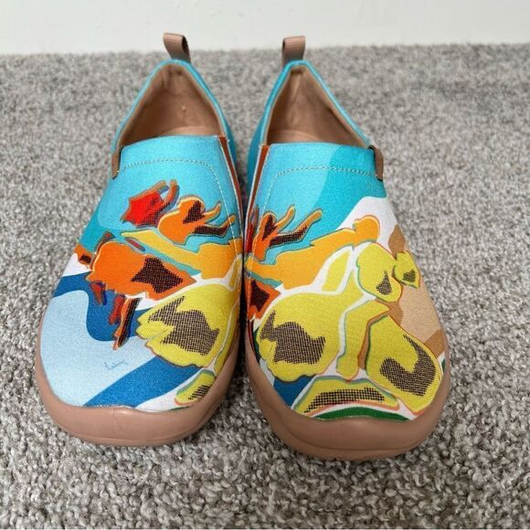 UIN x National Gallery Collaboration Slip On Art Travel Shoes- ballet dancers - Picture 5 of 12